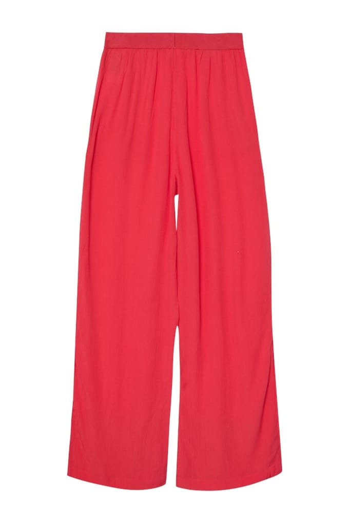 s.Oliver - female - Broek met wijde pijpen in een losse pasvorm gemaakt van viscose
