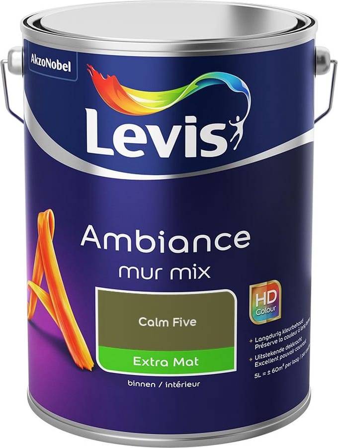 Levis - Ambiance Mur Extra Mat Mix - Calm Five - Mengverf - 5 L