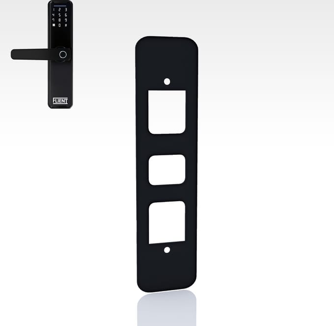 Flient® Waterdichte Hoes voor de Smart Lock Advanced - Slimme Deurslot - Zwart