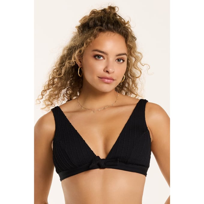 Shiwi Teddy Bikini Set Malta Structure Black Malta Structure Taglia: 34 | Bikini Outlet | Donna | Nero