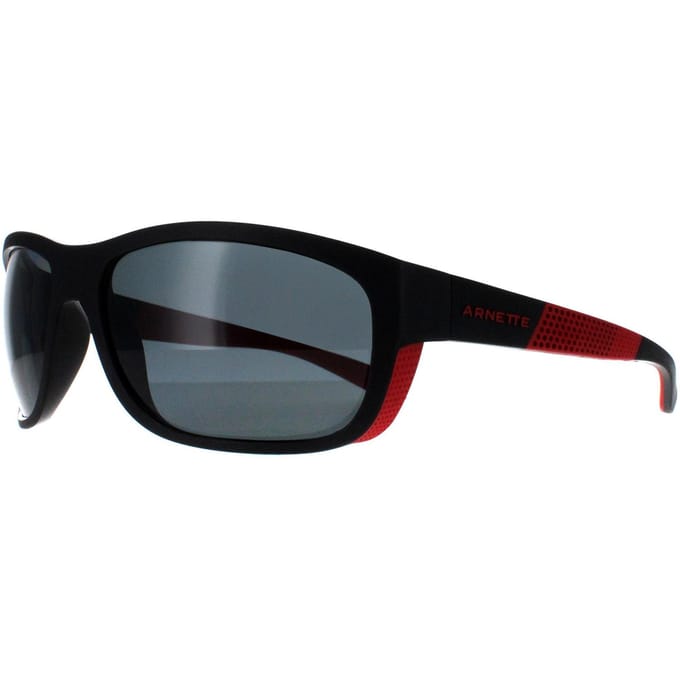 Arnette Square Heren Zwart Donkergrijs Gepolariseerd AN4337 Floresta