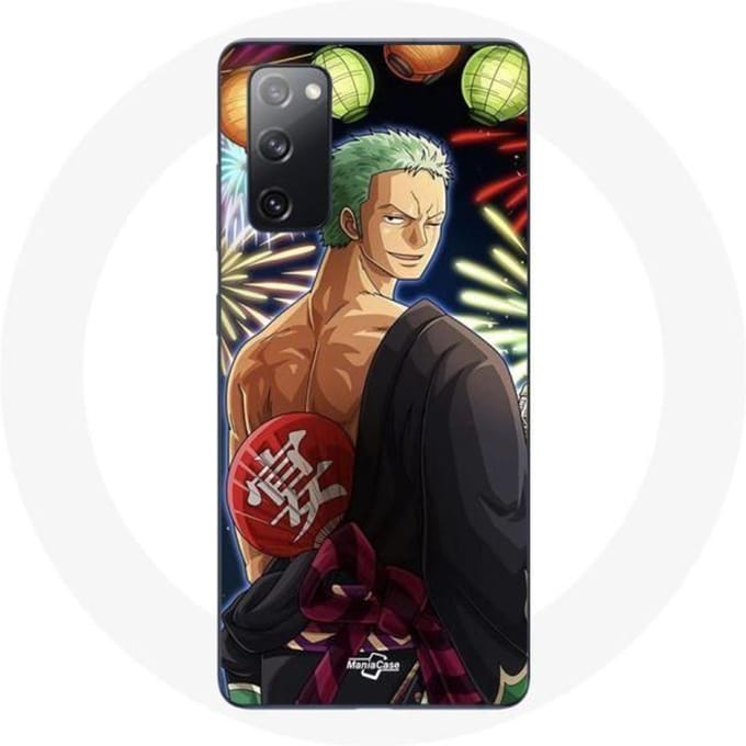 Coque - maniacase - Samsung Galaxy S20 FE - One Piece Joyeux Noël - Protection - Souple noir
