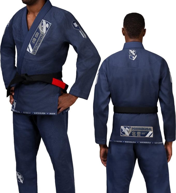 Hayabusa Ascend Lichtgewicht BJJ Jiu Jitsu Gi - Blauw - maat A1