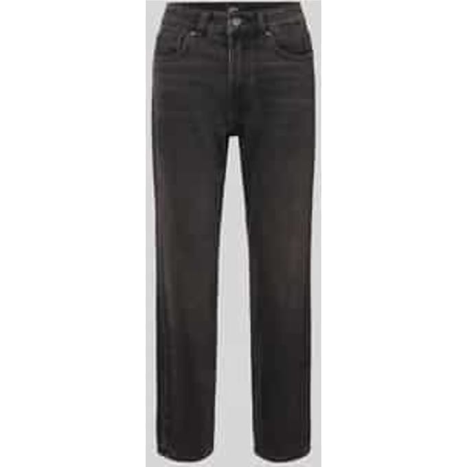 Straight fit jeans van katoenmix, model 'EMILY'