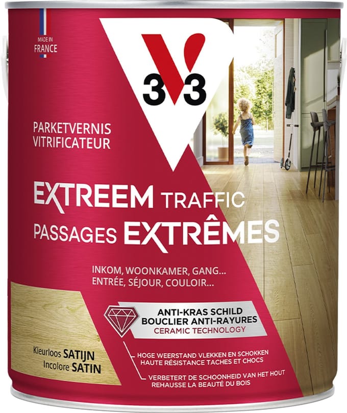 V33 Vernis Lak Parket Extreme Protection Mat Kleurloos 5l