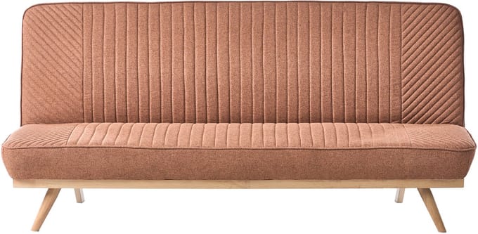 KALFAFELL - Slaapbank - Goudbruin - Polyester