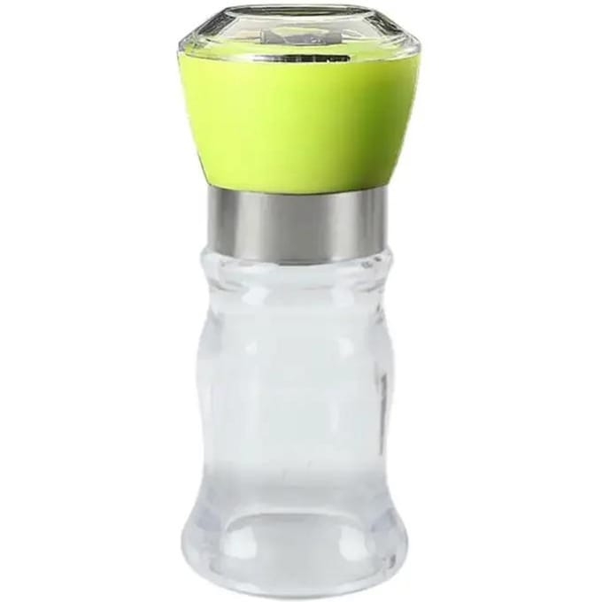Zout- en Pepermolen Navulbare Plastic Molen met Verstelbare Korrel Draagbare Kruidenpot Container kruidenmolen keuken