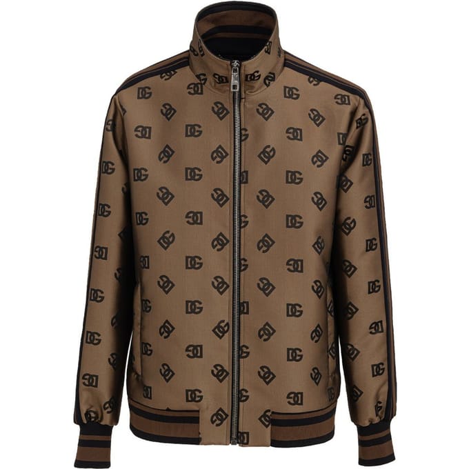 Jas met rits over logo Dolce & Gabbana