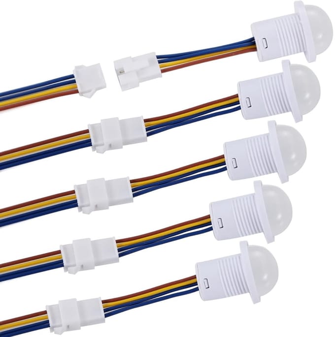 Allecto - Bewegingssensor - PIR Infrared Sensor Switch - Voor Binnengebruik - 110V/220V - Automatische Activering - Eenvoudige Installatie - Geschi...