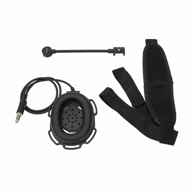 Walkie Talkie Headset U94 PTT Handradio Unilaterale Koptelefoon Adapter met Microfoon voor