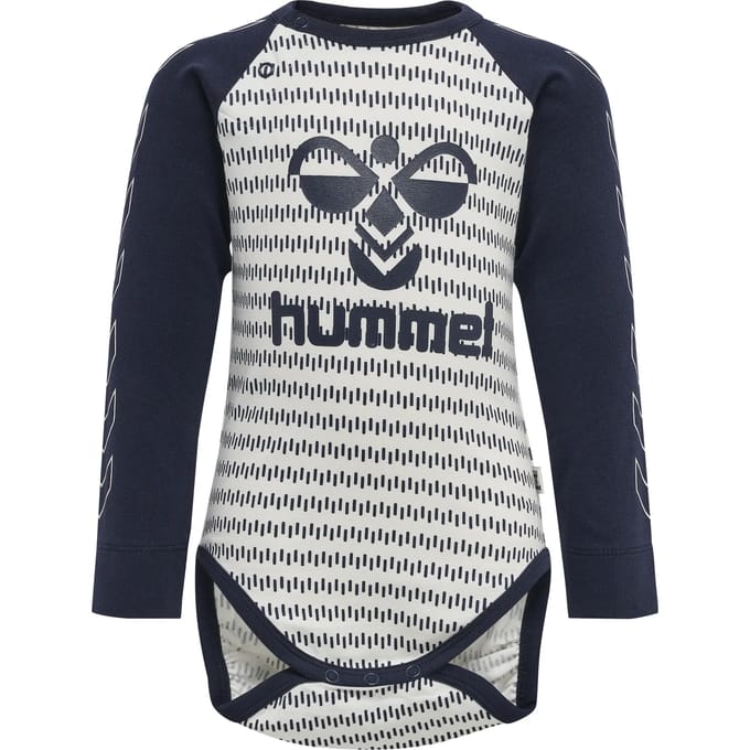 Hummel Kinder Bodys Desmond Body Longsleeve 214099 Black Iris-68 - ca. 6 Monate