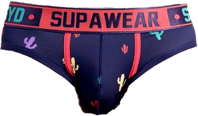 SUPAWEAR Sprint Brief Bristly Black - MAAT S - Heren Ondergoed - Slip voor Man - Mannen Brief