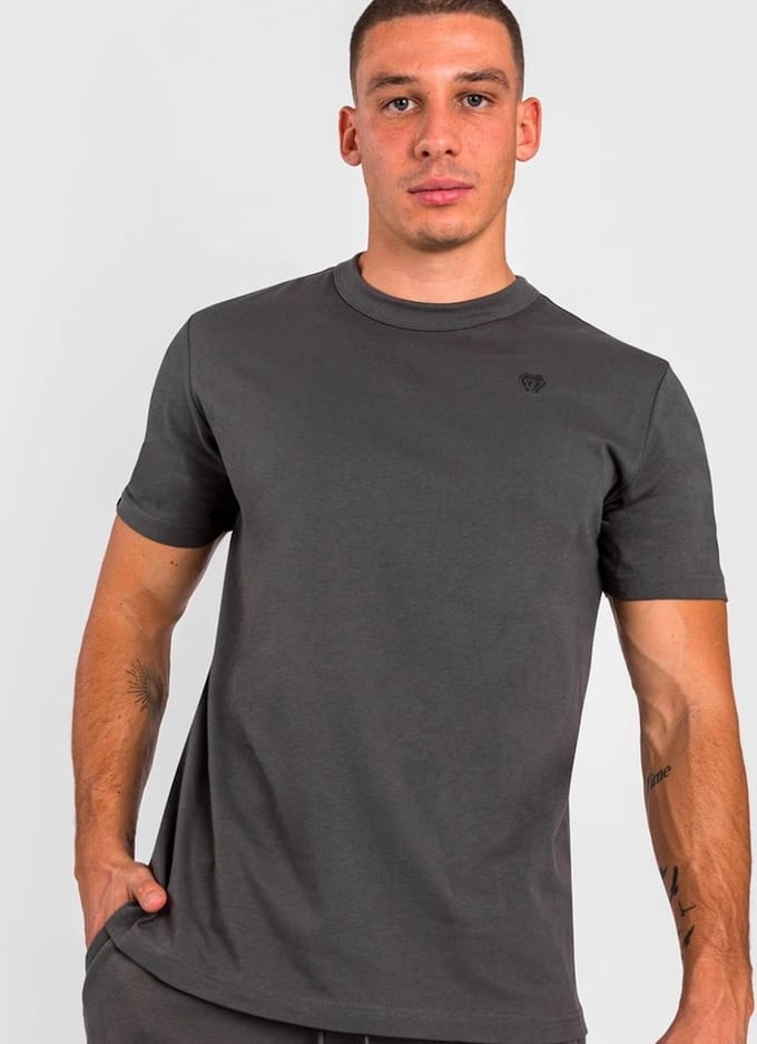 Venum Silent Power T-Shirt Katoen Grijs - M