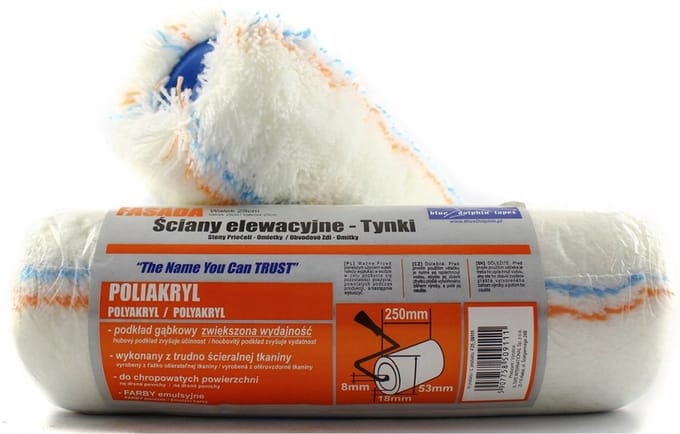 Blue Dolphin FASADA - Verfroller - 25cm - Chroomoppervlakken - Emulsieverf