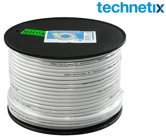 Q-Link Coax Kabel Kk Klasse A 100X1M - Wit
