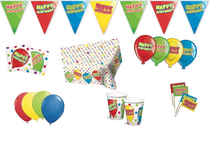 Folat - Feestpakket Happy Birthday Feest