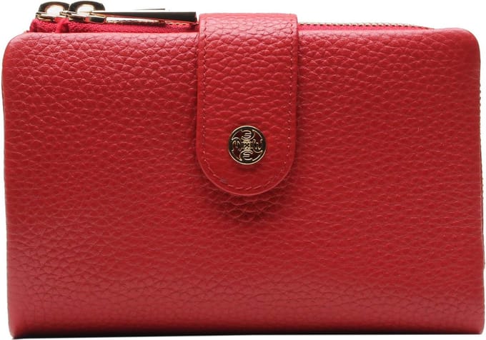 Esquire Portemonnee Madison Wallet Red Rood