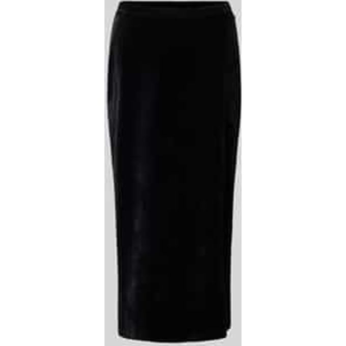 Midirok met labeldetail, model 'EMOLGAA'