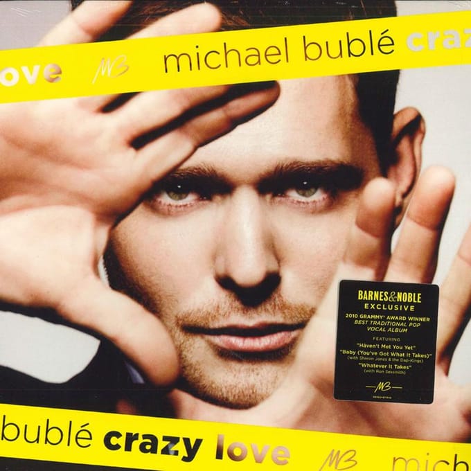 LP Plaat MICHAEL BUBL Crazy Love 5207331 143 Platen Re 2009 US Jazz yellow