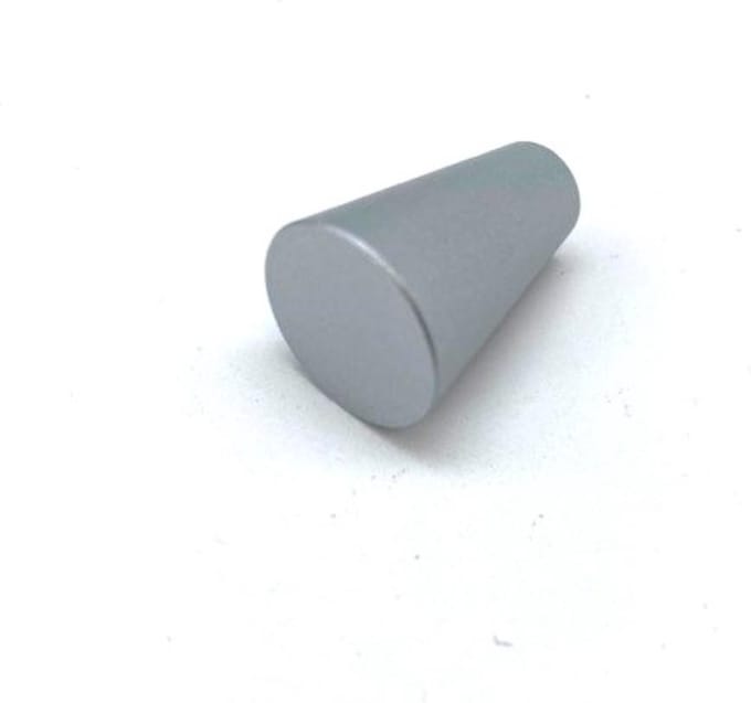 Knop Aluminium Mat Design 18mm