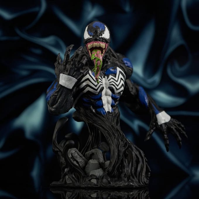 Diamond Select Marvel Comics Bust 1/6 Venom Blue Version DST Web Exclusive 15 cm Busts