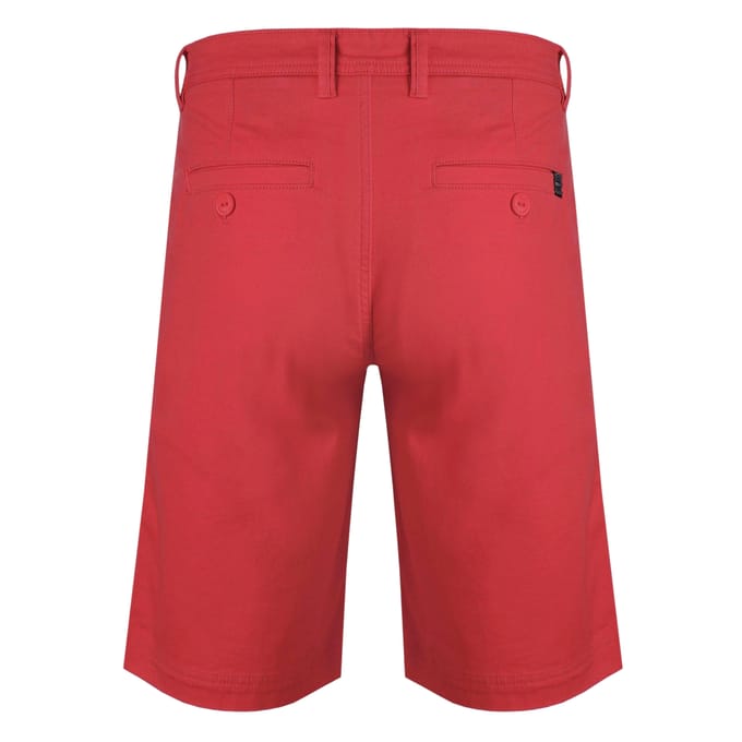 Weird Fish Heren Rayburn Korte Broek met Platte Voorkant (Radicaal Rood)