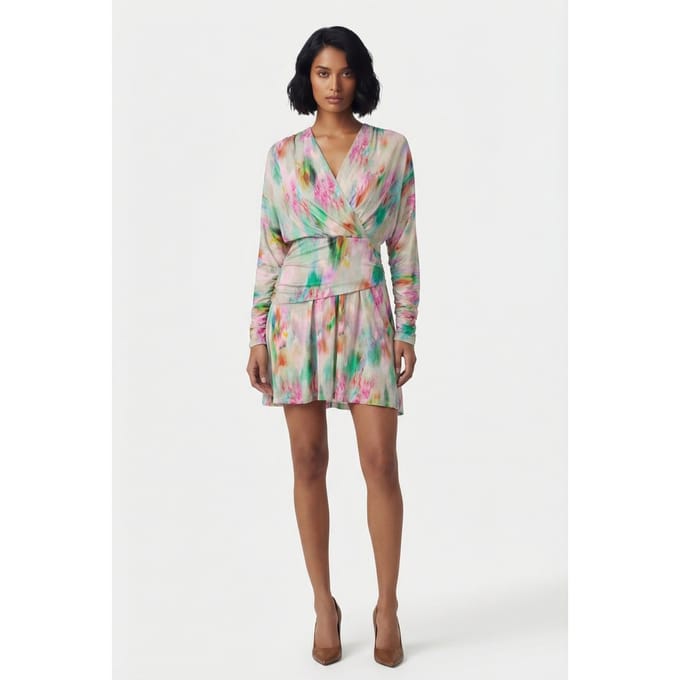 IRO Paris Zola Green Multico Größe: 34 | Minikleider Outlet | Damen | Grün