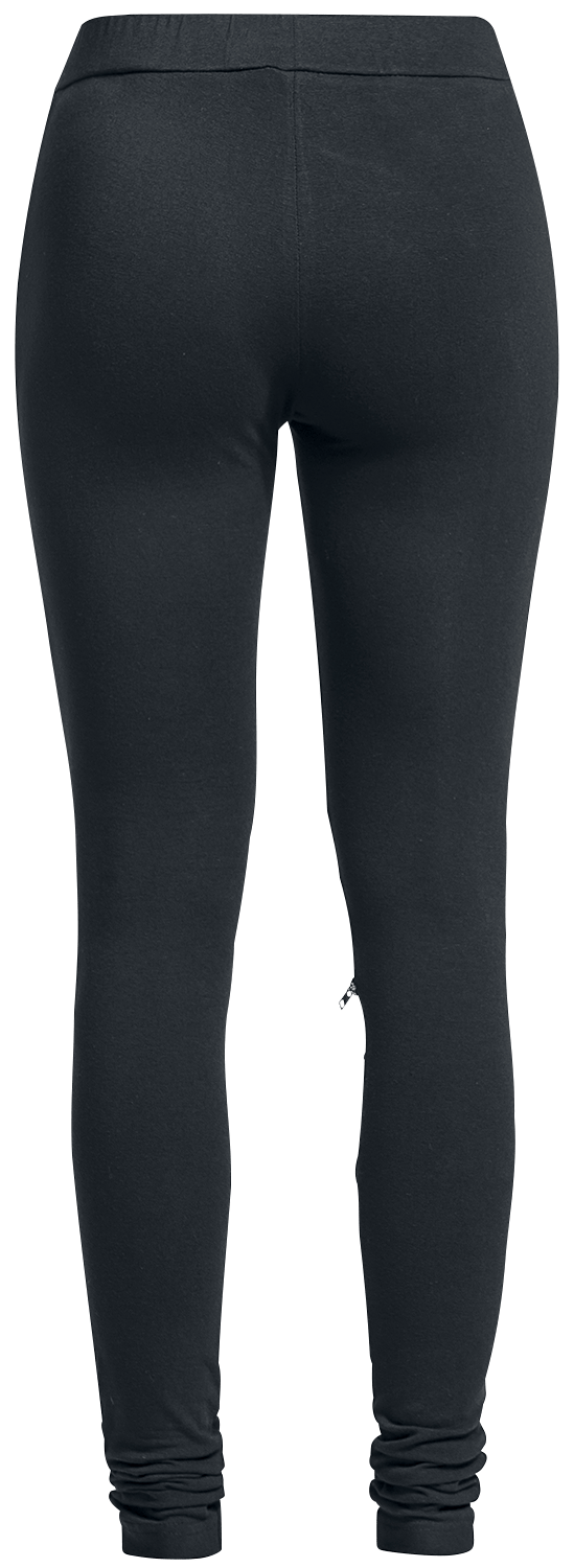 Vixxsin - Gothic Legging - Wind - S tot XXL - voor Vrouwen - zwart