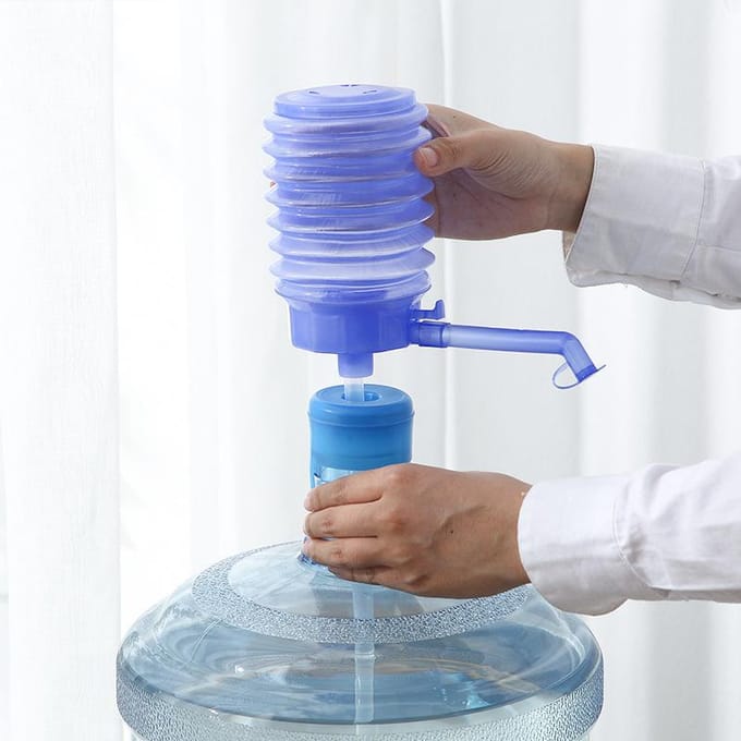 Waterflessenpomp Quick Water Stop Plastic Waterdragerpomp voor Flessenwater Slaapzaal Emmer gray