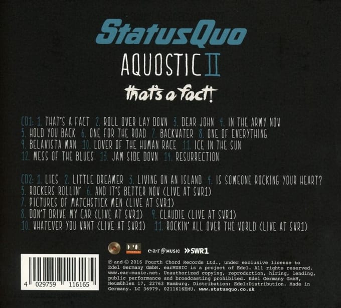 Aquostic Ii - That's A Fact! - Status Quo
