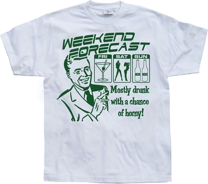Hybris De weersvoorspelling voor het weekend White