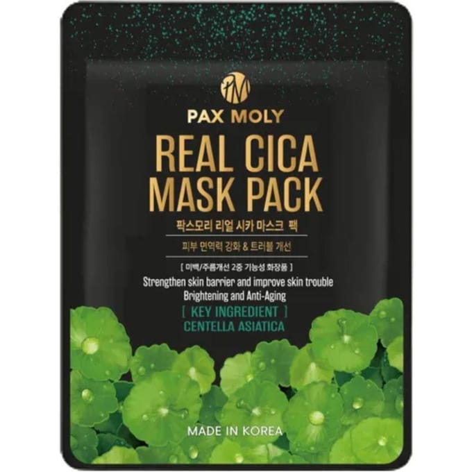 PAX MOLY Masque en tissu à l'extrait de centella asiatica, 25 ml