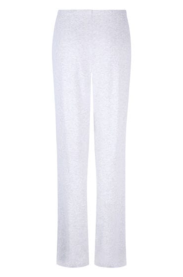 Hunkemöller Dames Nachtmode Pyjamabroek Pointelle - Grijs - maat M