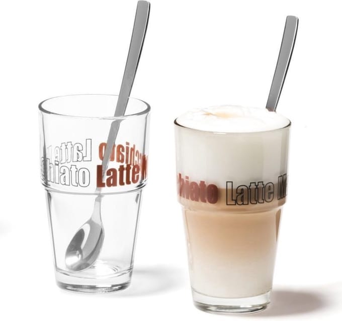 Leonardo SOLO Latte Macchiato set 410ml - 4delig