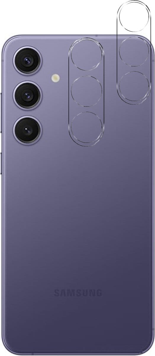 Camera Protector voor Samsung Galaxy S24 Plus - 2 stuks van glas Transparante glazen