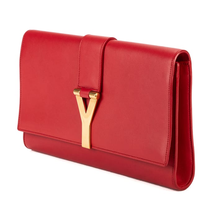 Classic Y Line Clutch  Handtas