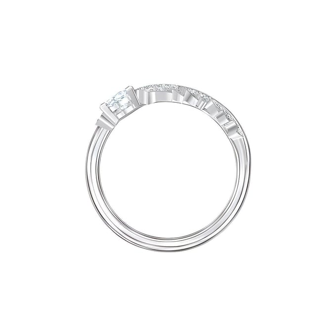 Swarovski Nice Elegante Veer Prachtige Schitterende Ring Damesring 5515029 52 white