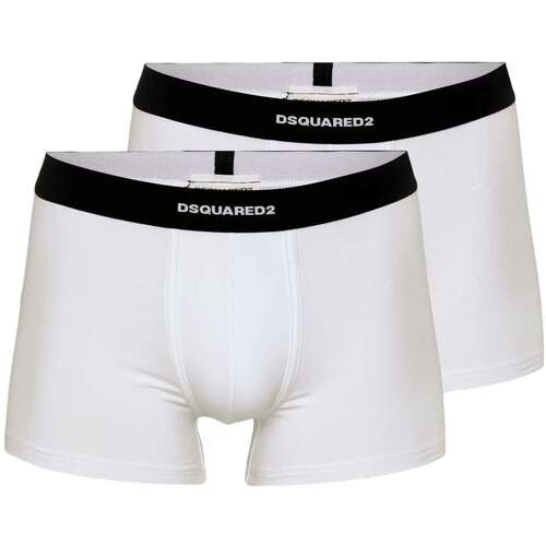 Slips Dsquared DCX200070 - TWIN 2PACK BRIEF-100 WHITE