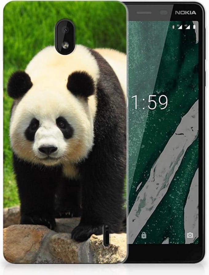 Nokia 1 Plus TPU Hoesje Panda