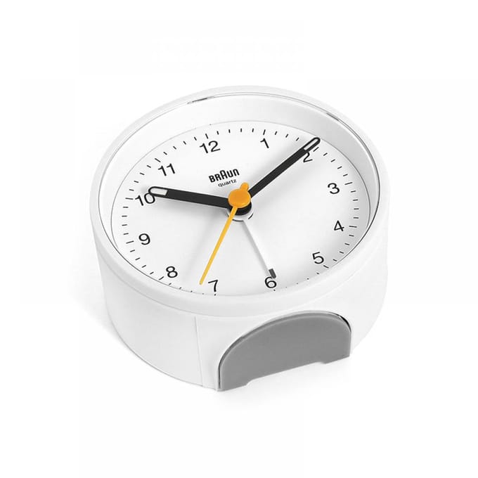 Braun BC12W - Wekker - Analoog - Stil uurwerk - Wit