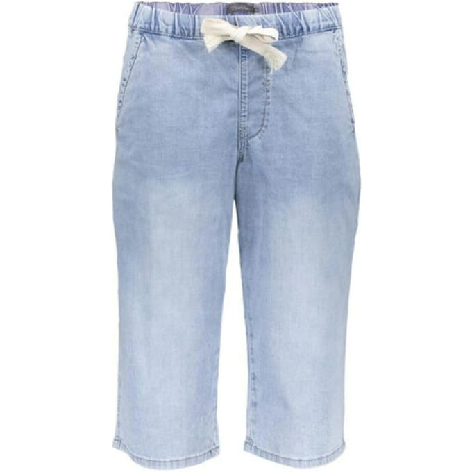 Geisha capri elastic waist 51306-10 830 bleached denim