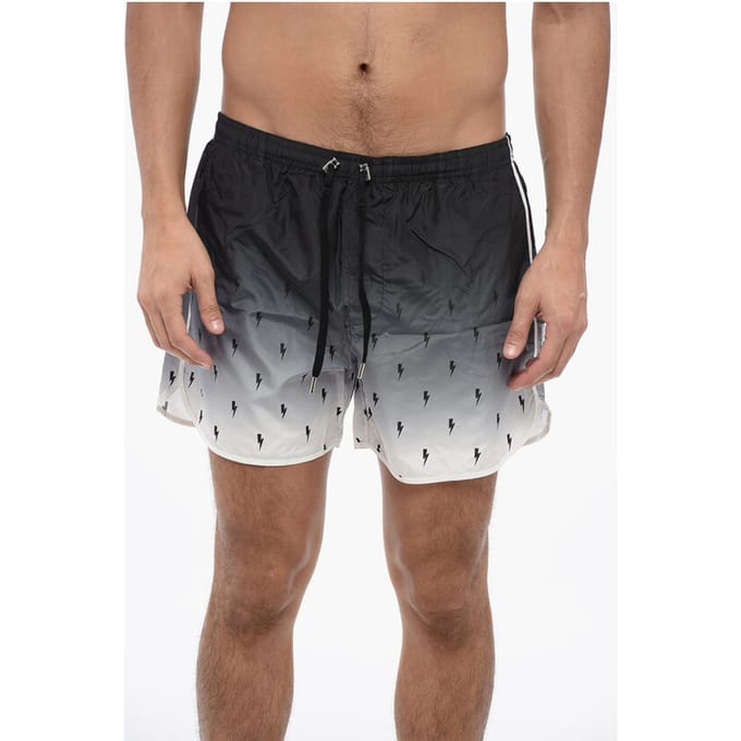 ZEEFDRUK ALL-OVER BOLT ZWEMSHORTS