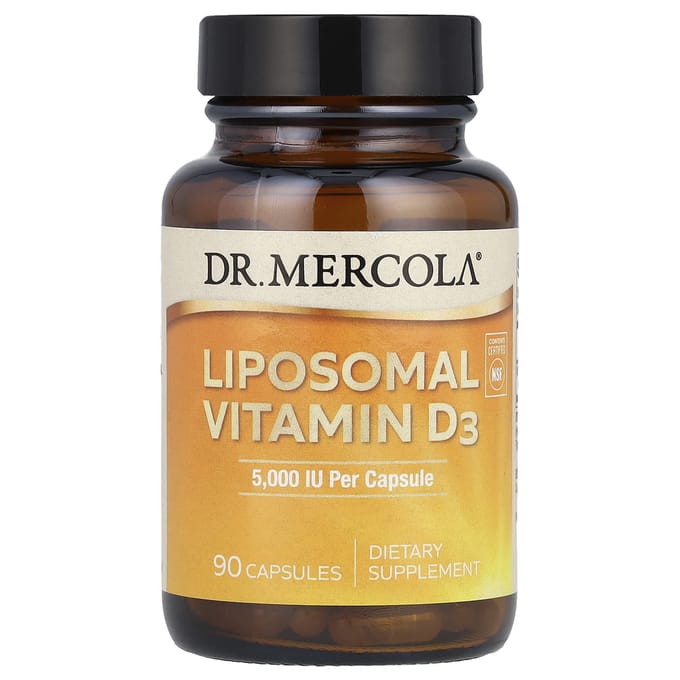 Dr. Mercola, Liposomale Vitamine D3, 5.000 IE, 90 Capsules