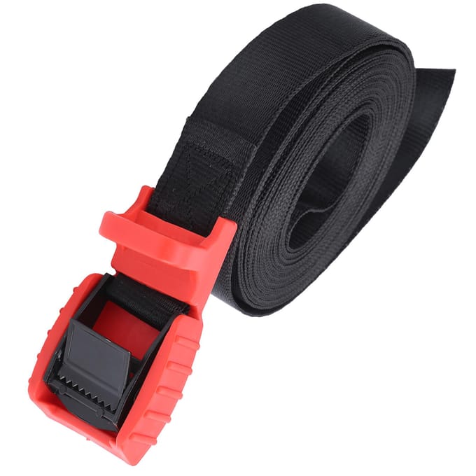 Dakdrager voor Surfplank Kajak Kano Stevig Vastzetband met Noksluiting 6m19.7ft black