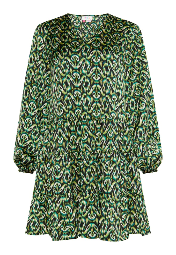 IZIA Jurk Dames Groen Veelkleurig