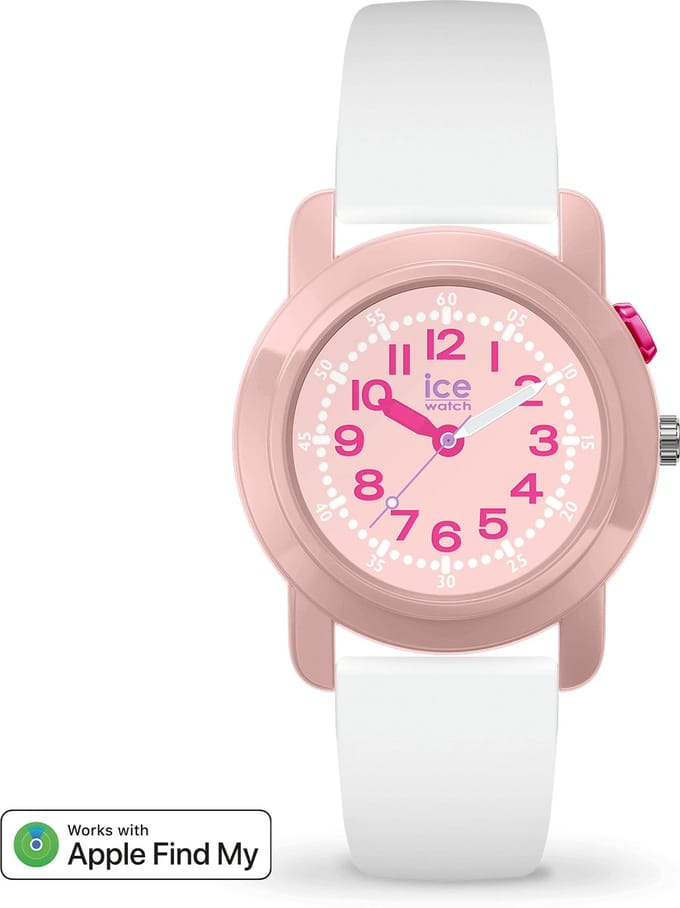 Ice Watch ICE find - White - Pink 024914 Horloge - Siliconen - Wit - Ø 34 mm