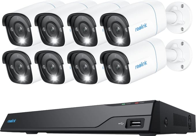 Reolink NVS16-8MB8 - set 8x camera's + recorder