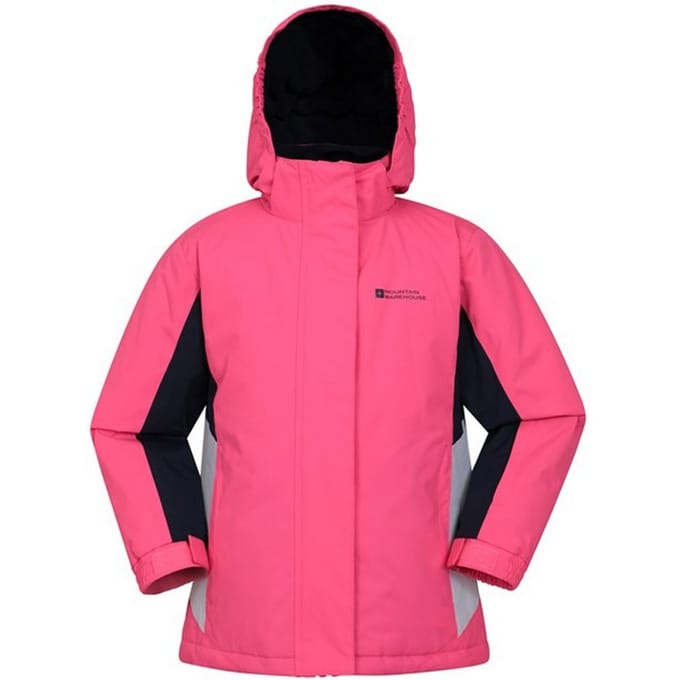 Mountain Warehouse Honing ski-jas voor kinderen (Lichtroze)