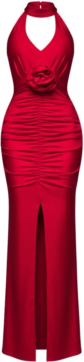 LARICA Jurk - Rits - Jurk Rood M