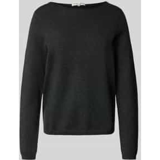 Regular fit gebreide pullover met scheerwol